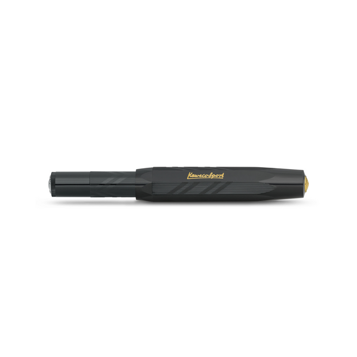 Kaweco Classic Sport Guilloche 1935 Fountain Pen - Black — with packaging