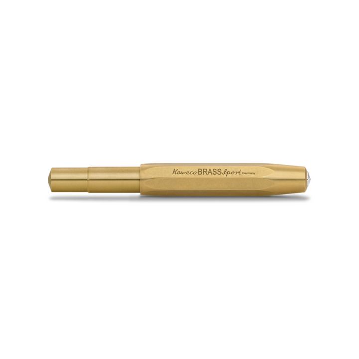 Kaweco Brass Sport Fountain Pen — Kaweco fountain pen — precision nib writing instrument, at Cityluxe Singapore stationery store