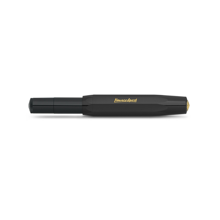 Kaweco Classic Sport Fountain Pen in Black — Kaweco fountain pen — precision nib writing instrument, at Cityluxe Singapore stationery store