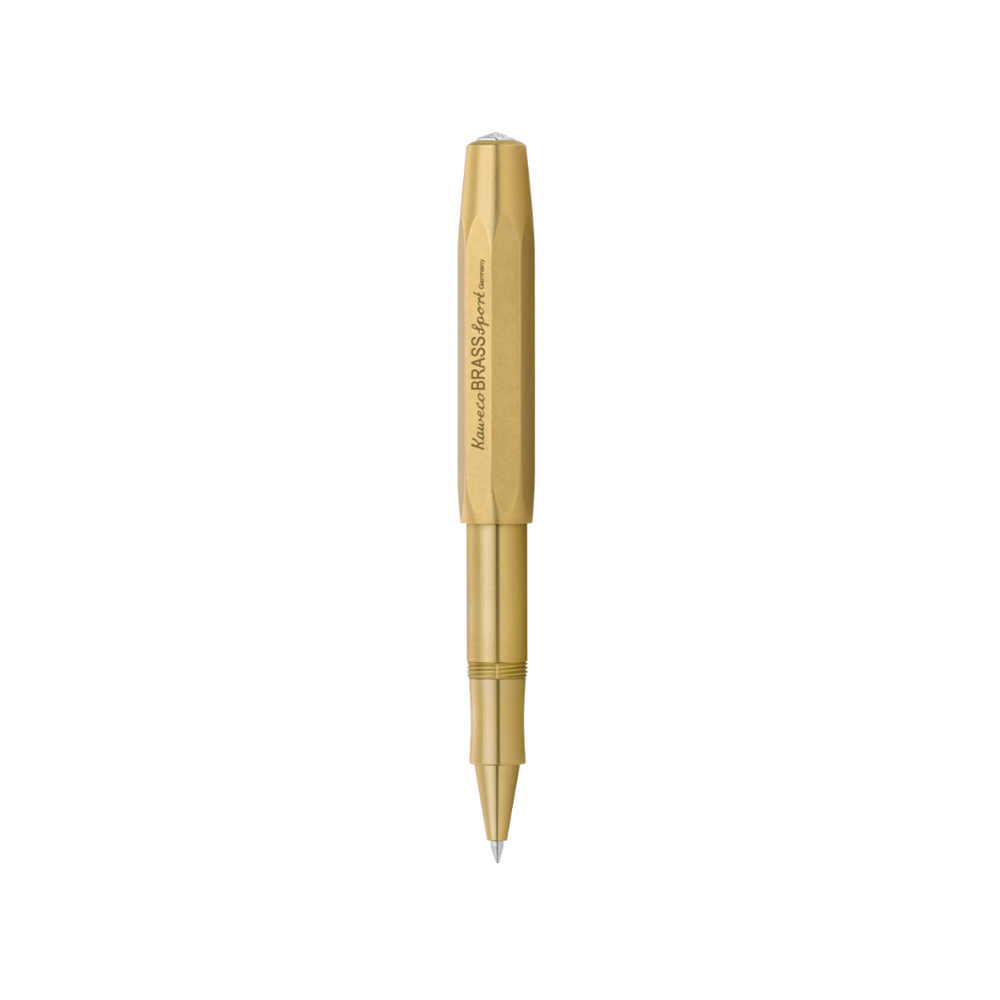 Kaweco Brass Sport Gel Rollerball Pen — side view