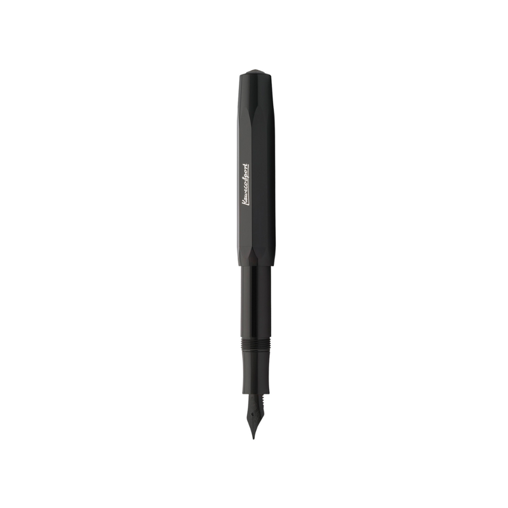 Kaweco Skyline Sport Fountain Pen Dark Edition (Extra Fine) — Kaweco fountain pen — precision nib writing instrument, at Cityluxe Singapore stationery store