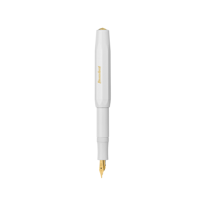 Kaweco Classic Sport Fountain Pen in White — Kaweco fountain pen — precision nib writing instrument, at Cityluxe Singapore stationery store