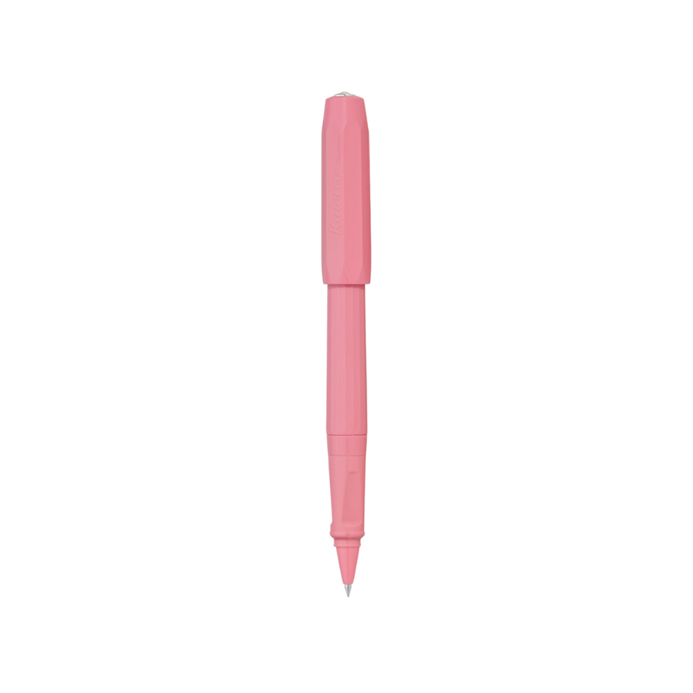 Kaweco Perkeo Rollerball Pen - Peony Blossom — uncapped with cap posted