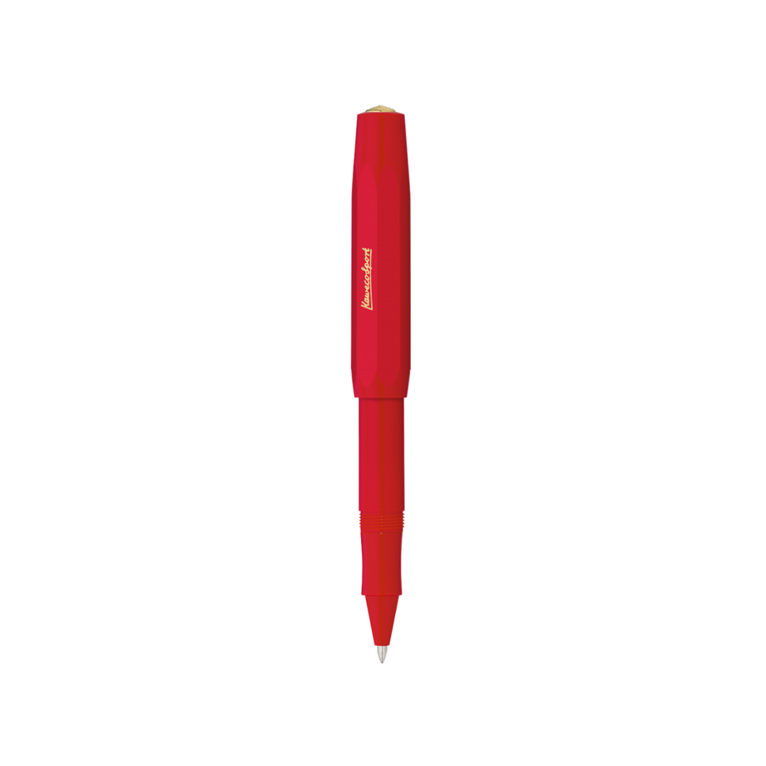 Kaweco Classic Sport Gel Roller Pen in Red — Kaweco rollerball pen — fluid gel ink writing instrument, at Cityluxe Singapore