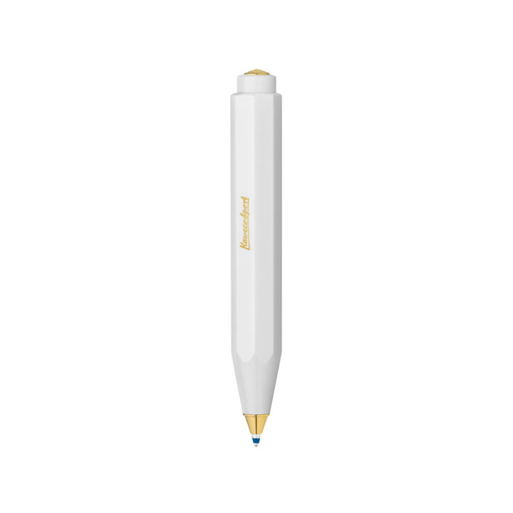 Kaweco Classic Sport Ballpoint Pen in White — Kaweco ballpoint pen — reliable smooth-writing everyday pen, at Cityluxe Singapore