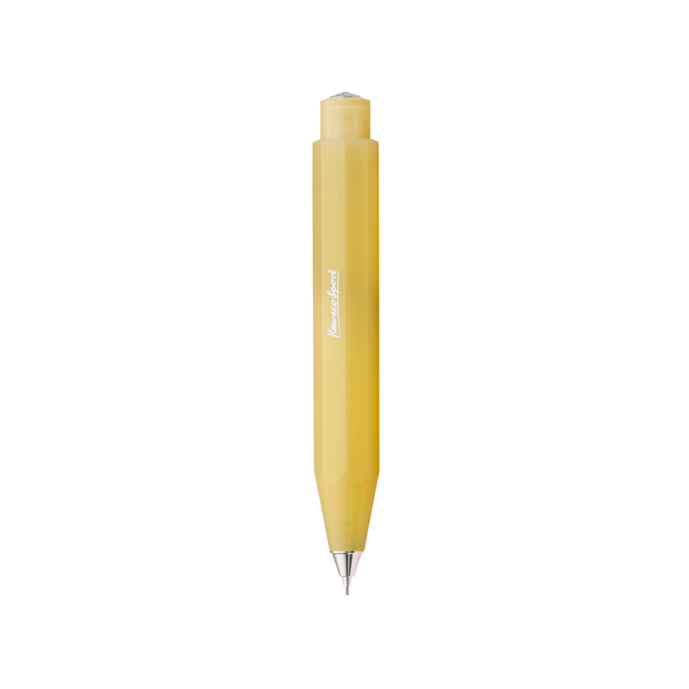 Kaweco Frosted Sport Mechanical Pencil - Sweet Banana — lead extended