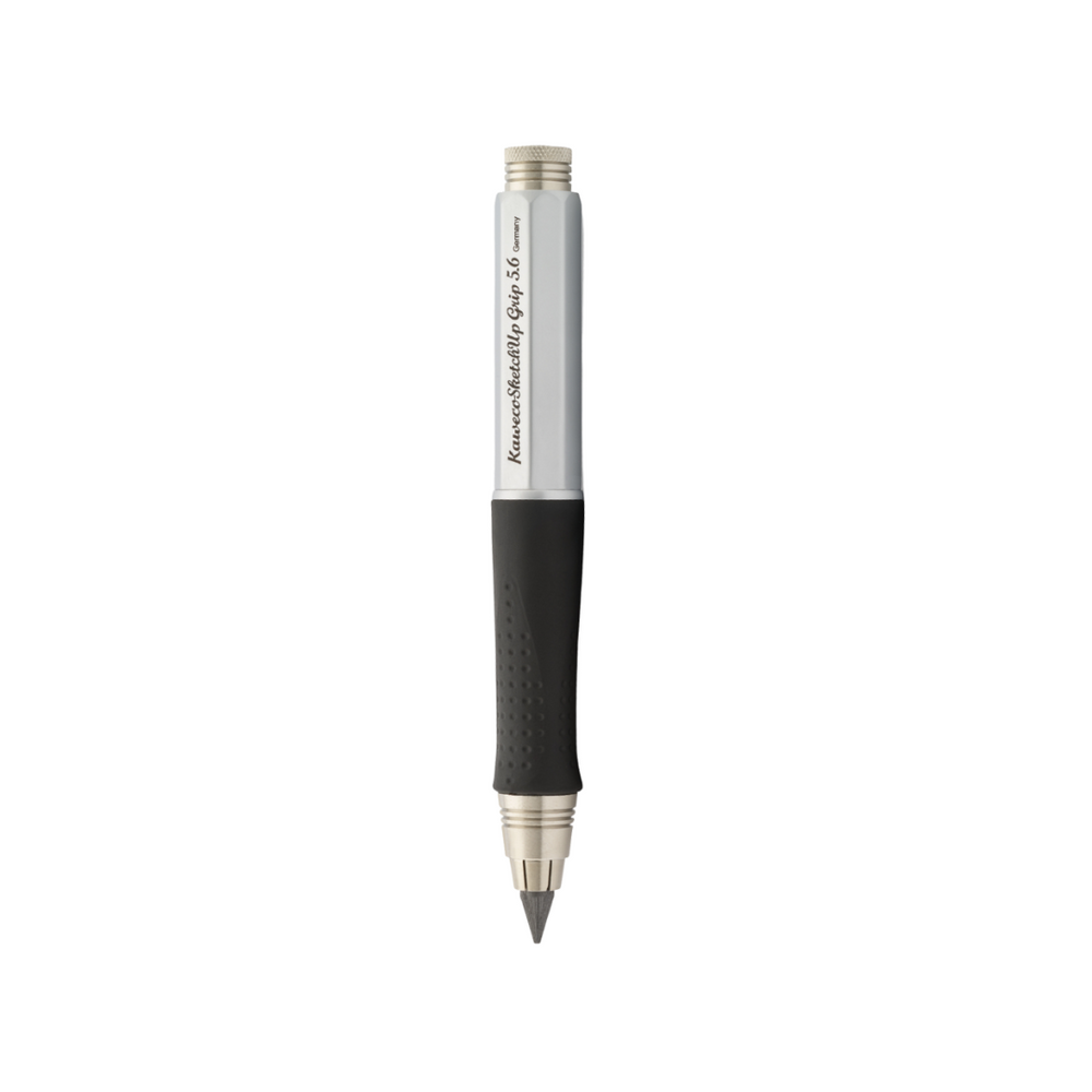Kaweco SKETCH UP Grip Clutch Pencil - Satin Chrome — lead extended