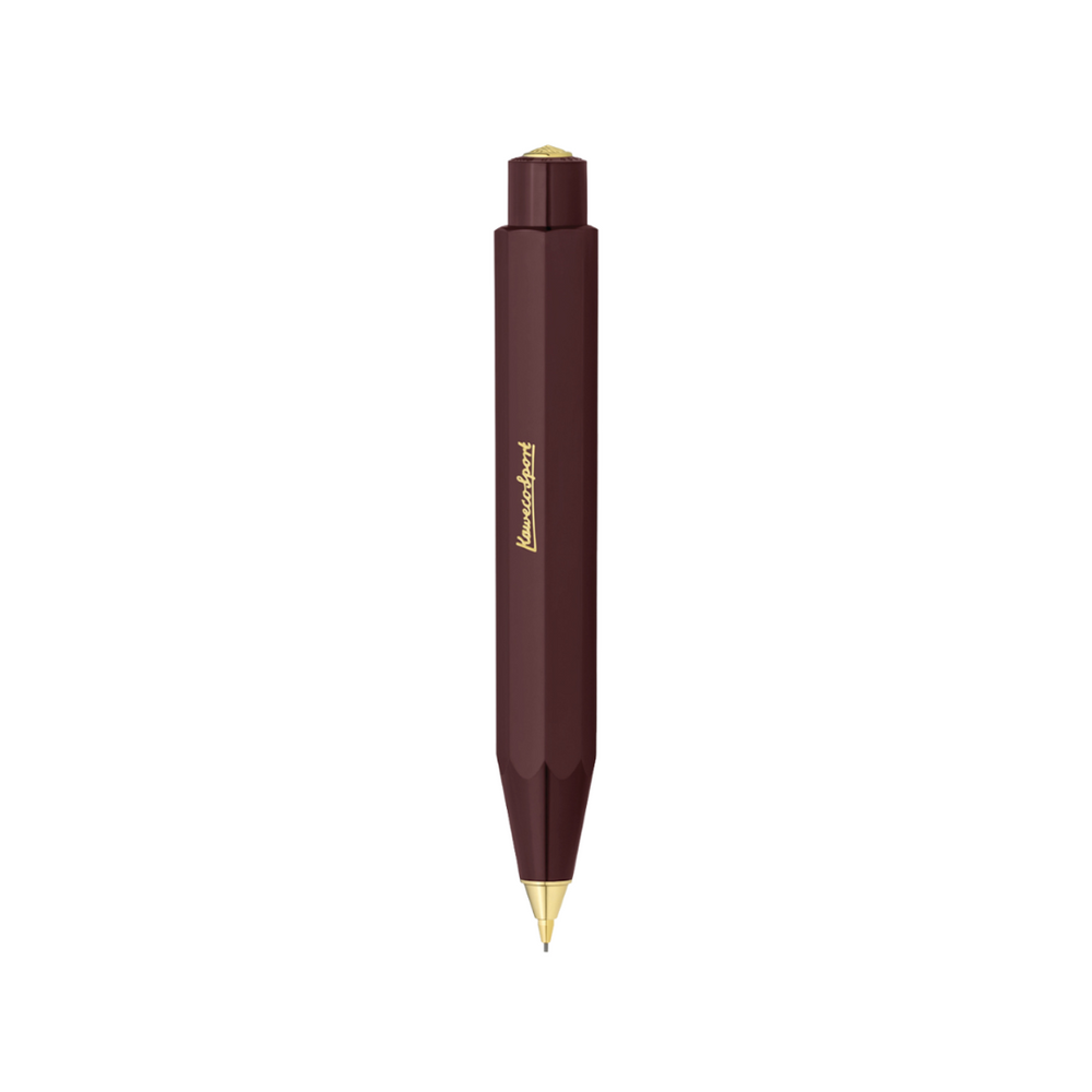 Kaweco Classic Sport Mechanical Pencil - Bordeaux — lead extended
