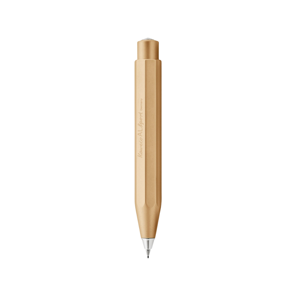 Kaweco AL Sport Special Edition Mechanical Pencil - Gold — lead extended