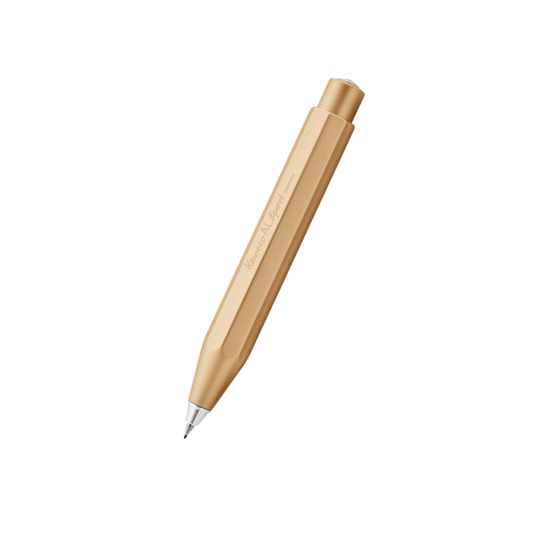 Kaweco AL Sport Special Edition Mechanical Pencil - Gold — capped