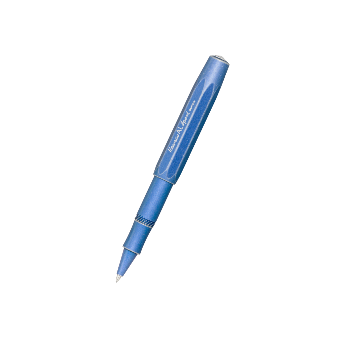 Kaweco AL Sport Stonewashed Gel Rollerball Pen - Blue — front view