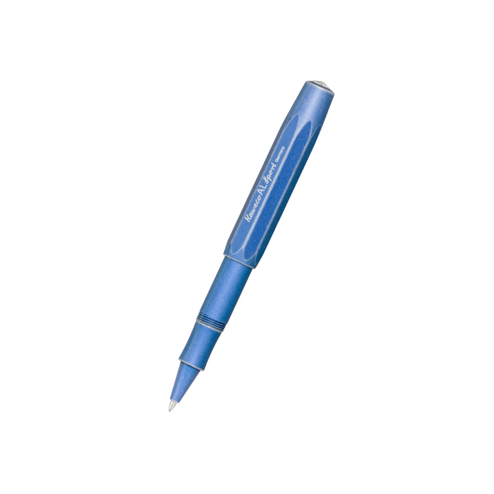 Kaweco AL Sport Stonewashed Gel Rollerball Pen - Blue — front view