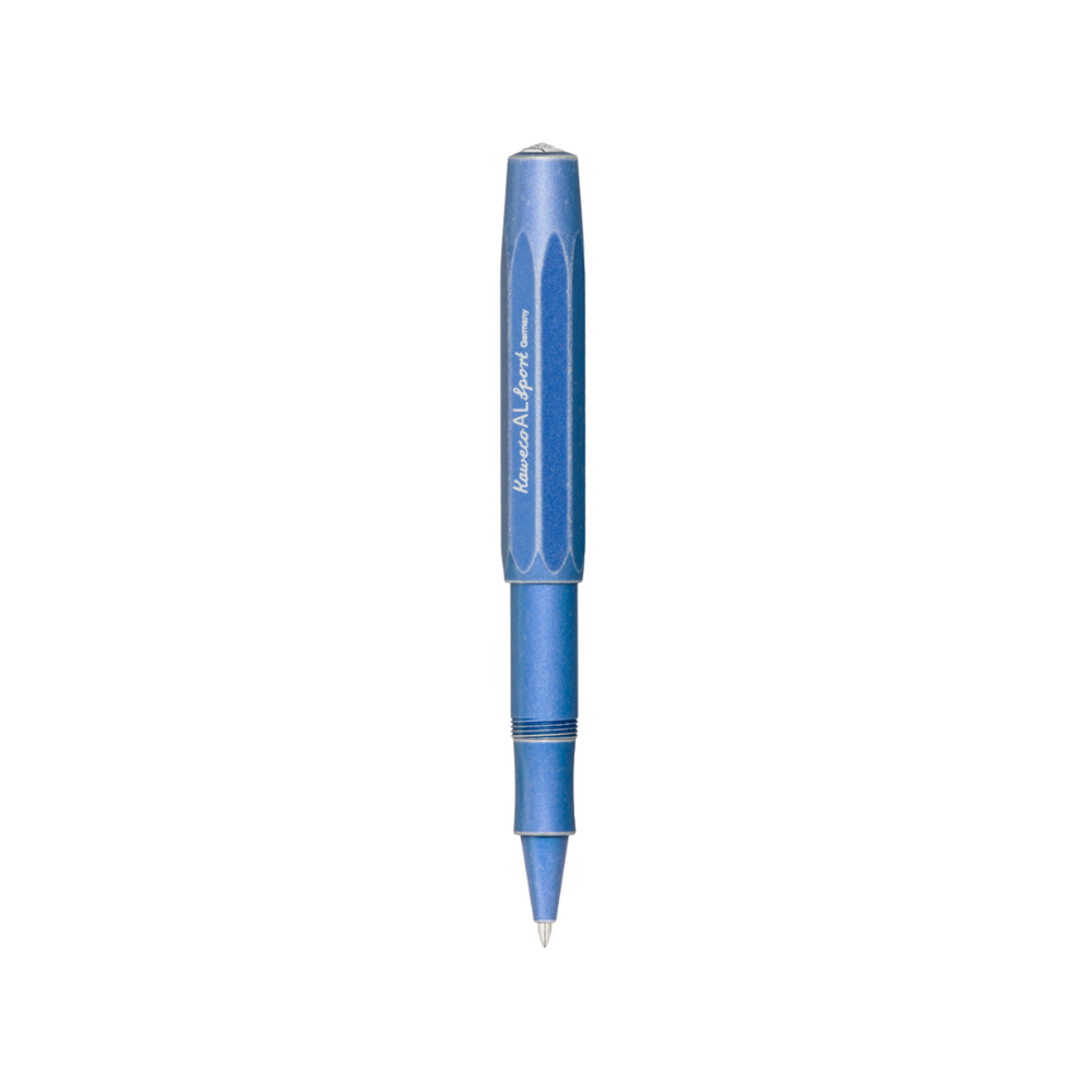 Kaweco AL Sport Stonewashed Gel Rollerball Pen - Blue — side view