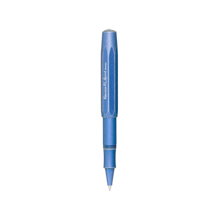 Kaweco AL Sport Stonewashed Gel Rollerball Pen - Blue — side view