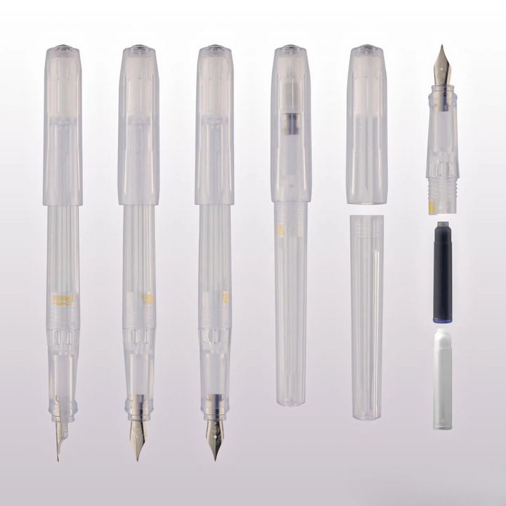 Kaweco Perkeo Fountain Pen - All Clear — flat lay