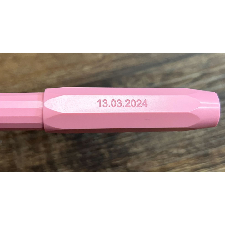 Kaweco Perkeo Fountain Pen - Peony Blossom — flat lay