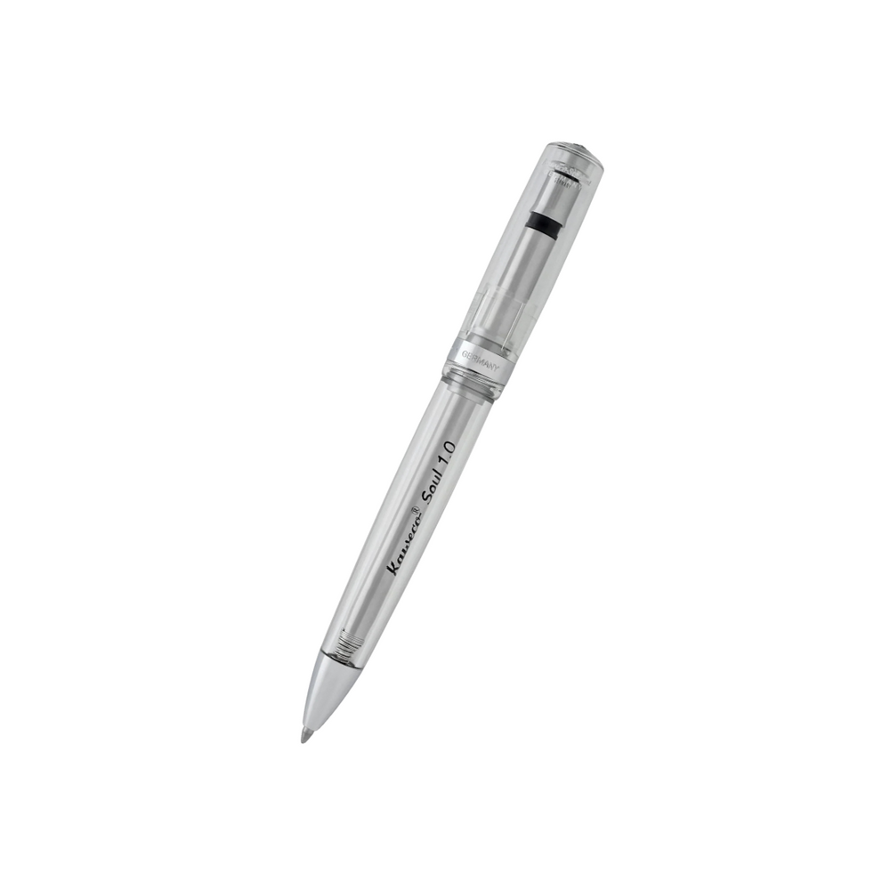 Kaweco STUDENT Ballpoint Pen - Demonstrator — uncapped with cap posted
