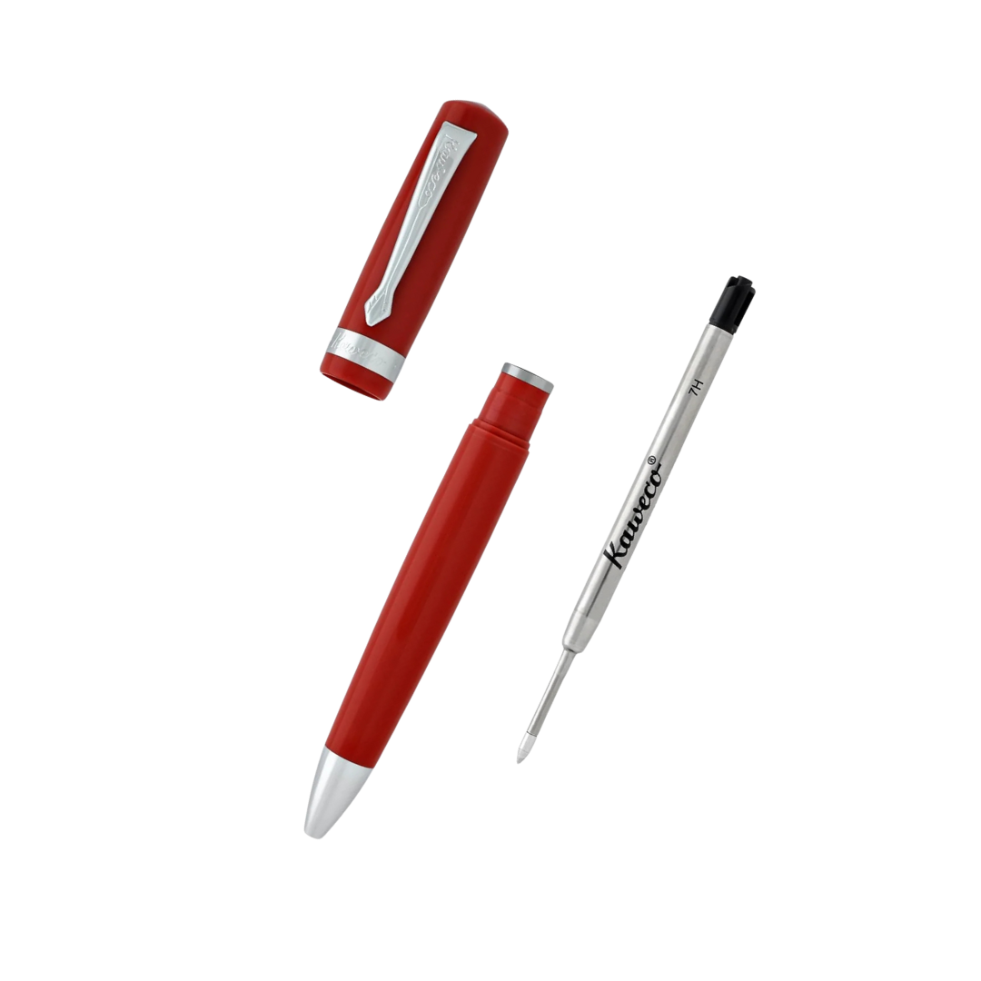 Kaweco STUDENT Ballpoint Pen - Red — writing at an angle