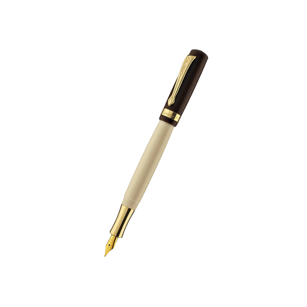 Kaweco STUDENT Fountain Pen - 20's Jazz — uncapped with cap posted