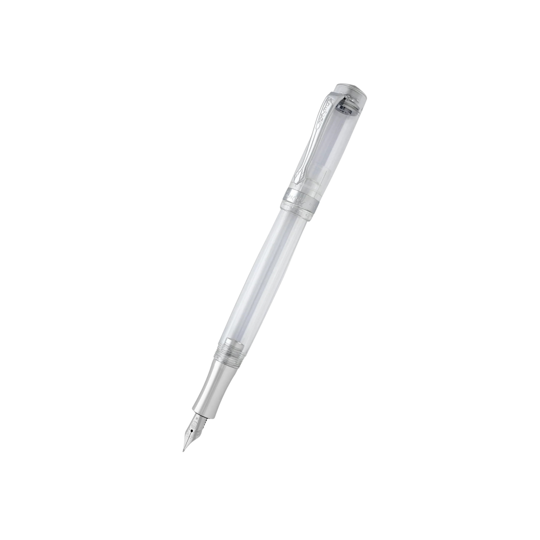 Kaweco STUDENT Fountain Pen - Demonstrator — uncapped with cap posted