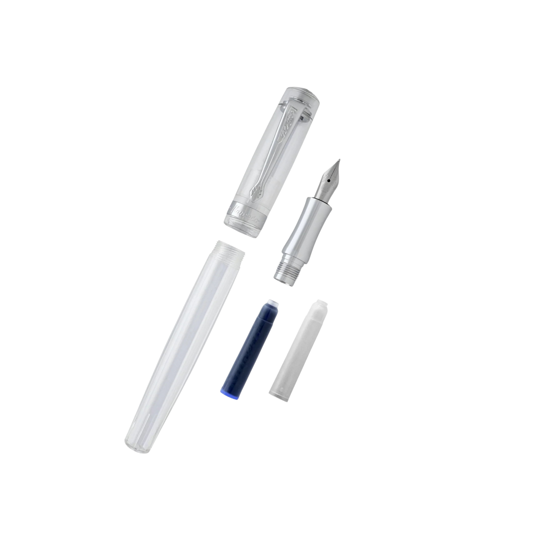 Kaweco STUDENT Fountain Pen - Demonstrator — writing at an angle