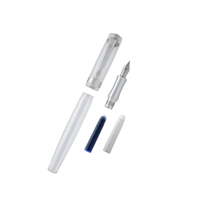 Kaweco STUDENT Fountain Pen - Demonstrator — writing at an angle