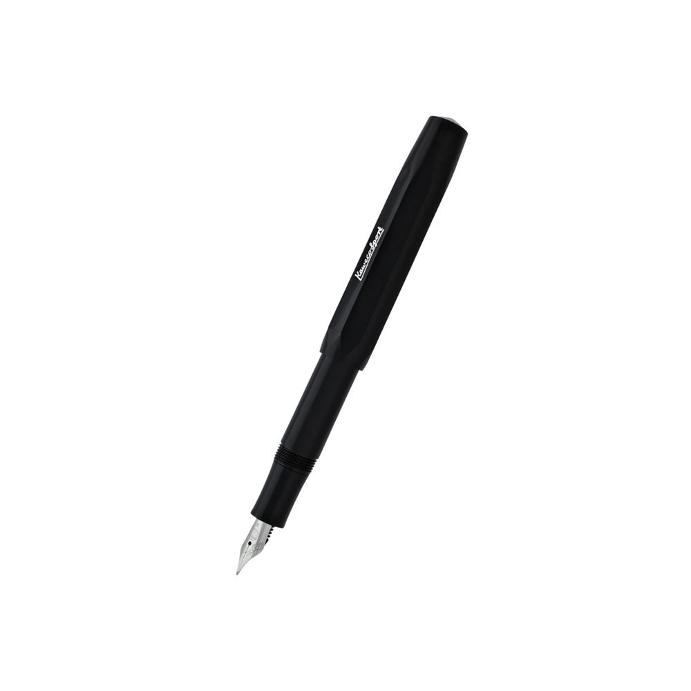 Kaweco Skyline Sport Fountain Pen in Black — Kaweco fountain pen — precision nib writing instrument, at Cityluxe Singapore stationery store