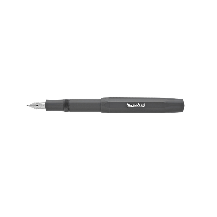 Kaweco Skyline Sport Fountain Pen - Gray — barrel detail
