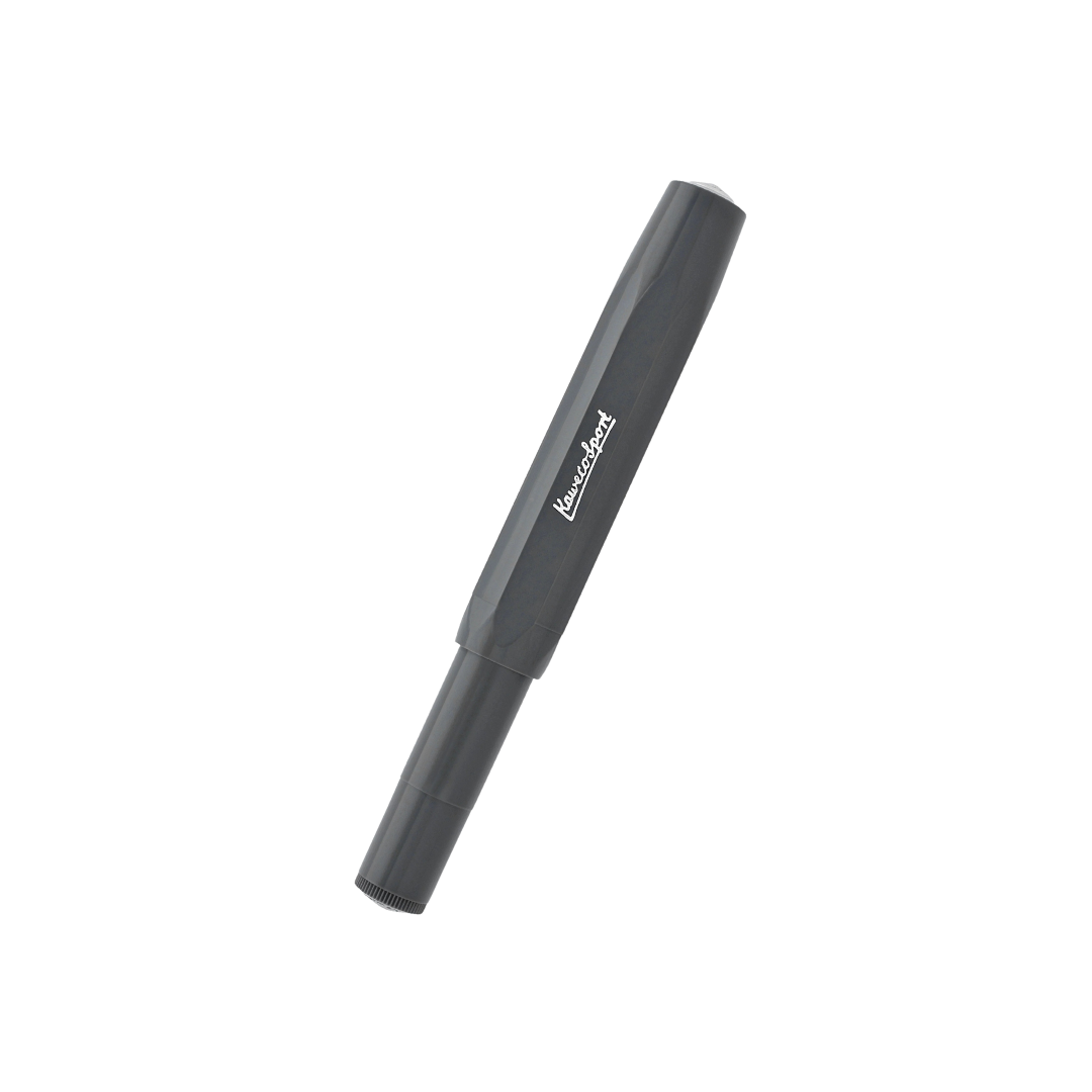 Kaweco Skyline Sport Fountain Pen - Gray — nib close-up