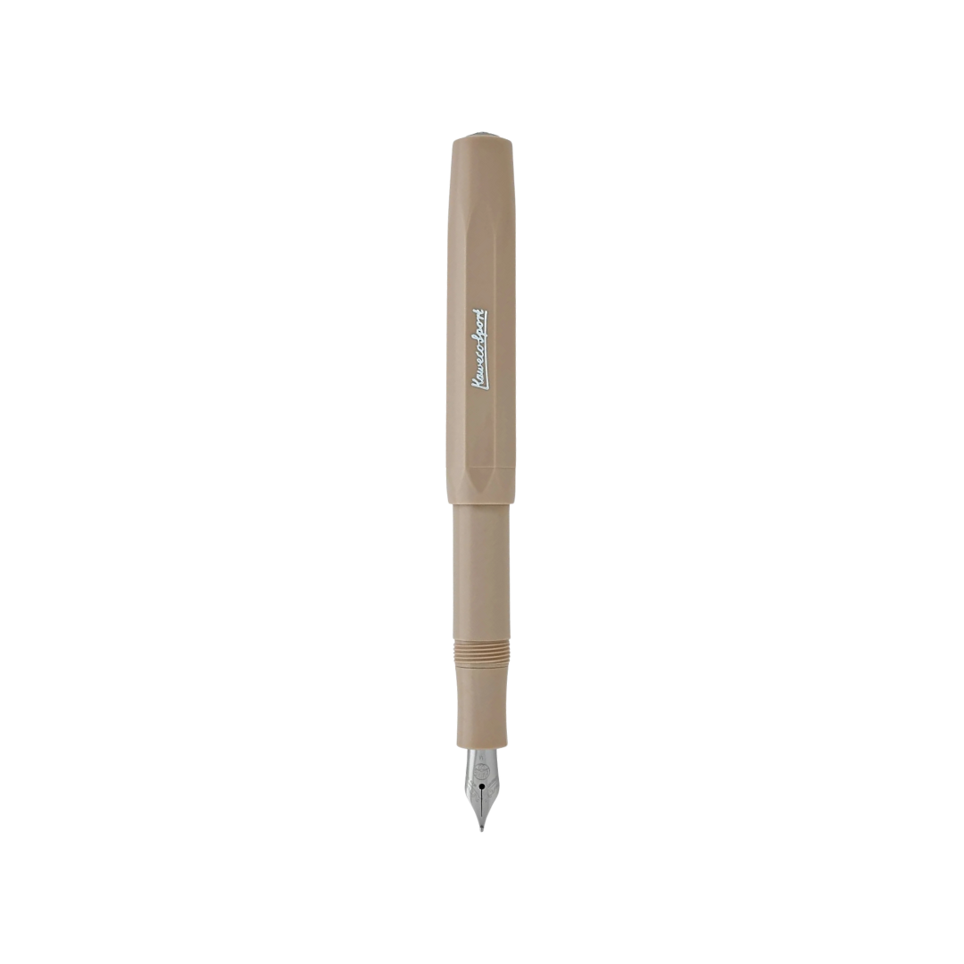 Kaweco Skyline Sport Fountain Pen - Macchiato — writing at an angle