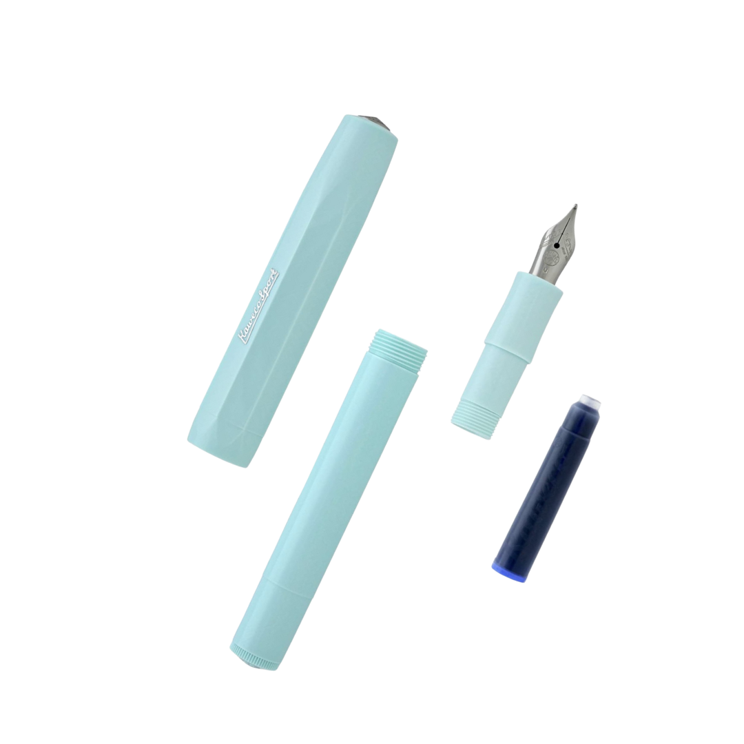 Kaweco Skyline Sport Fountain Pen in Mint — Kaweco fountain pen — precision nib writing instrument, at Cityluxe Singapore stationery store