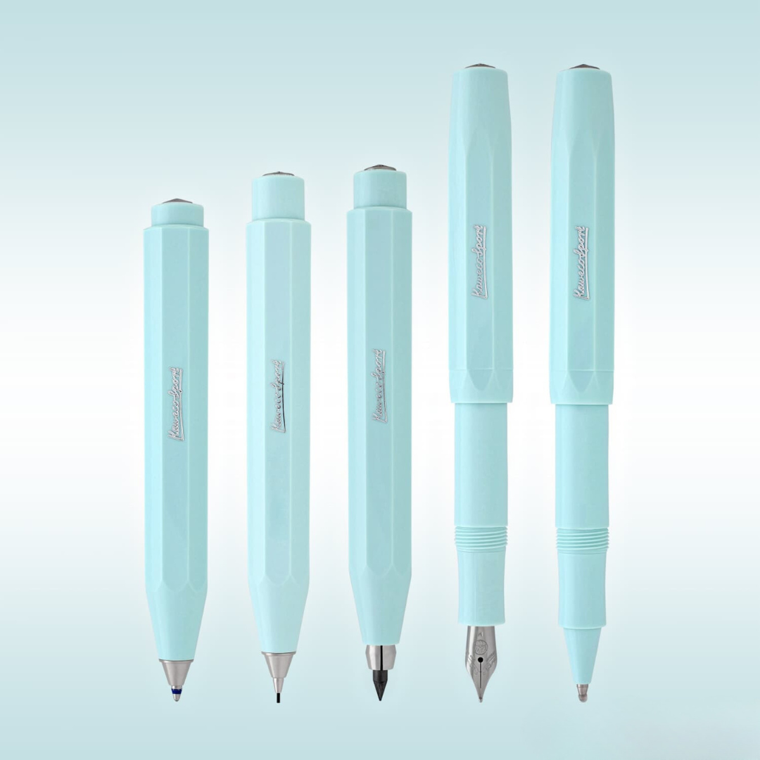 Kaweco Skyline Sport Fountain Pen in Mint — Kaweco fountain pen — precision nib writing instrument, at Cityluxe Singapore stationery store