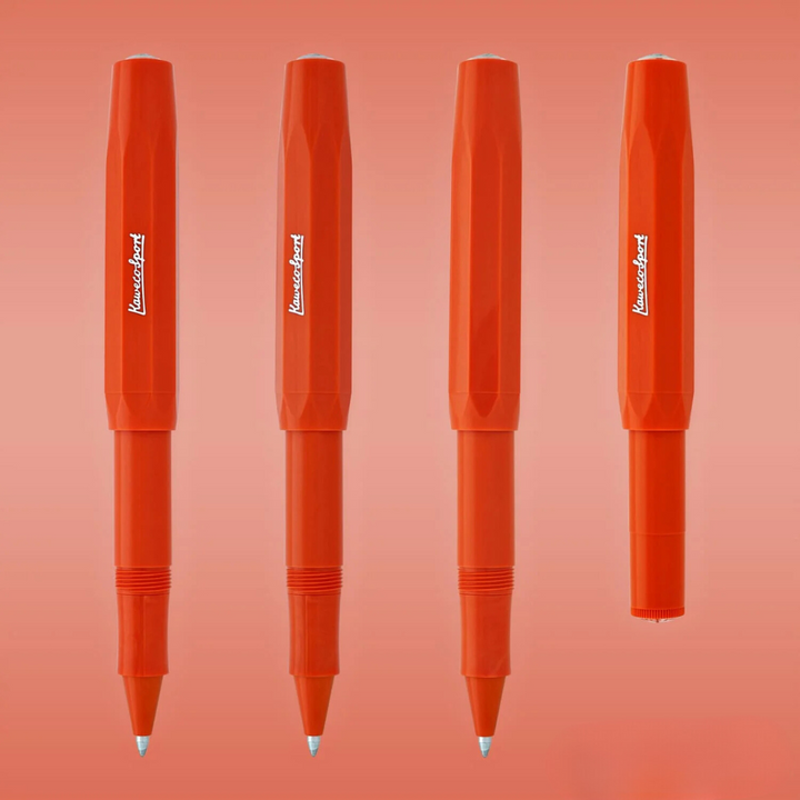 Kaweco Skyline Sport Gel Rollerball Pen - Fox — flat lay