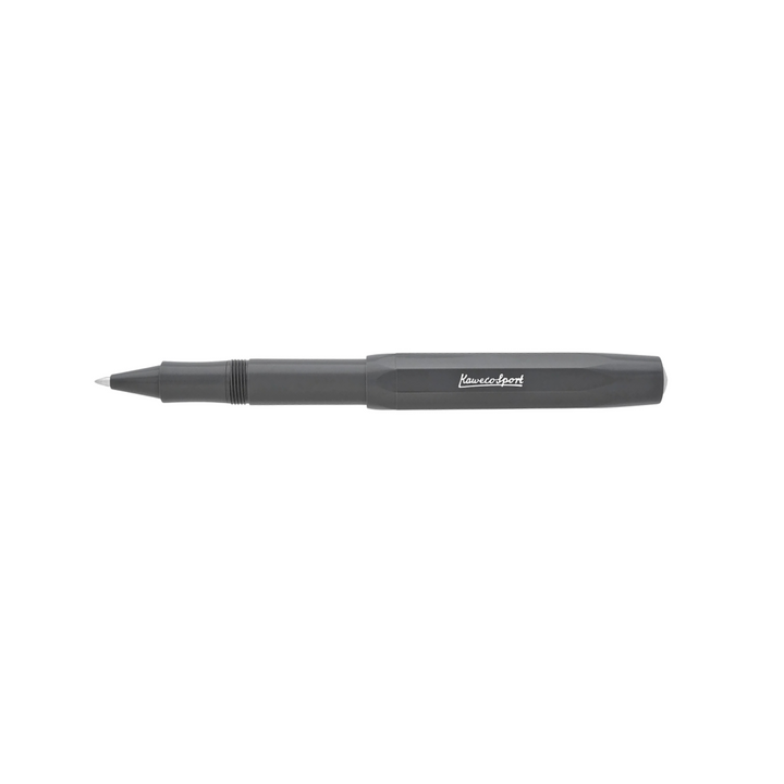 Kaweco Skyline Sport Gel Rollerball Pen - Gray — writing at an angle