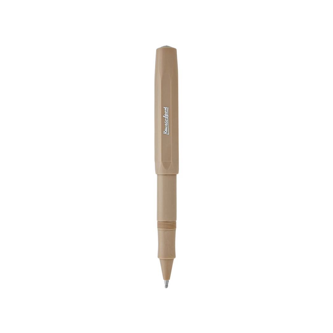 Kaweco Skyline Sport Gel Rollerball Pen - Macchiato — writing at an angle