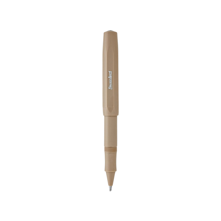 Kaweco Skyline Sport Gel Rollerball Pen - Macchiato — writing at an angle