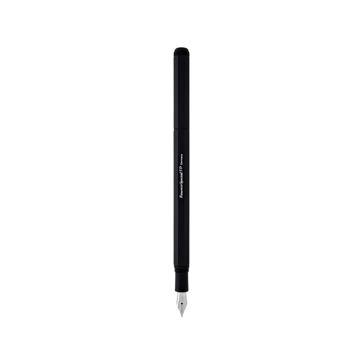 Kaweco Special Fountain Pen - Black — writing at an angle