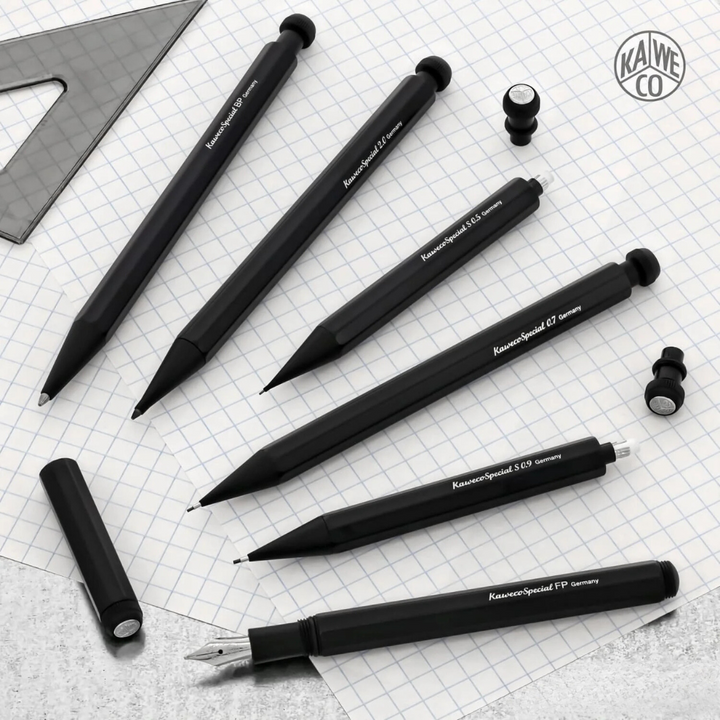 Kaweco Special Fountain Pen - Black — flat lay