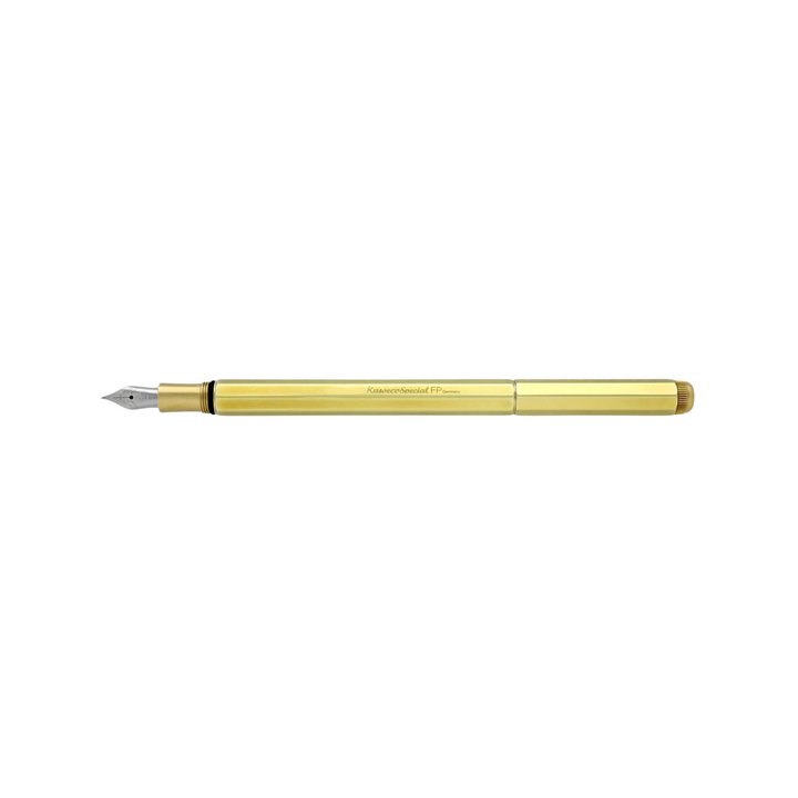 Kaweco Special Fountain Pen - Brass — barrel detail