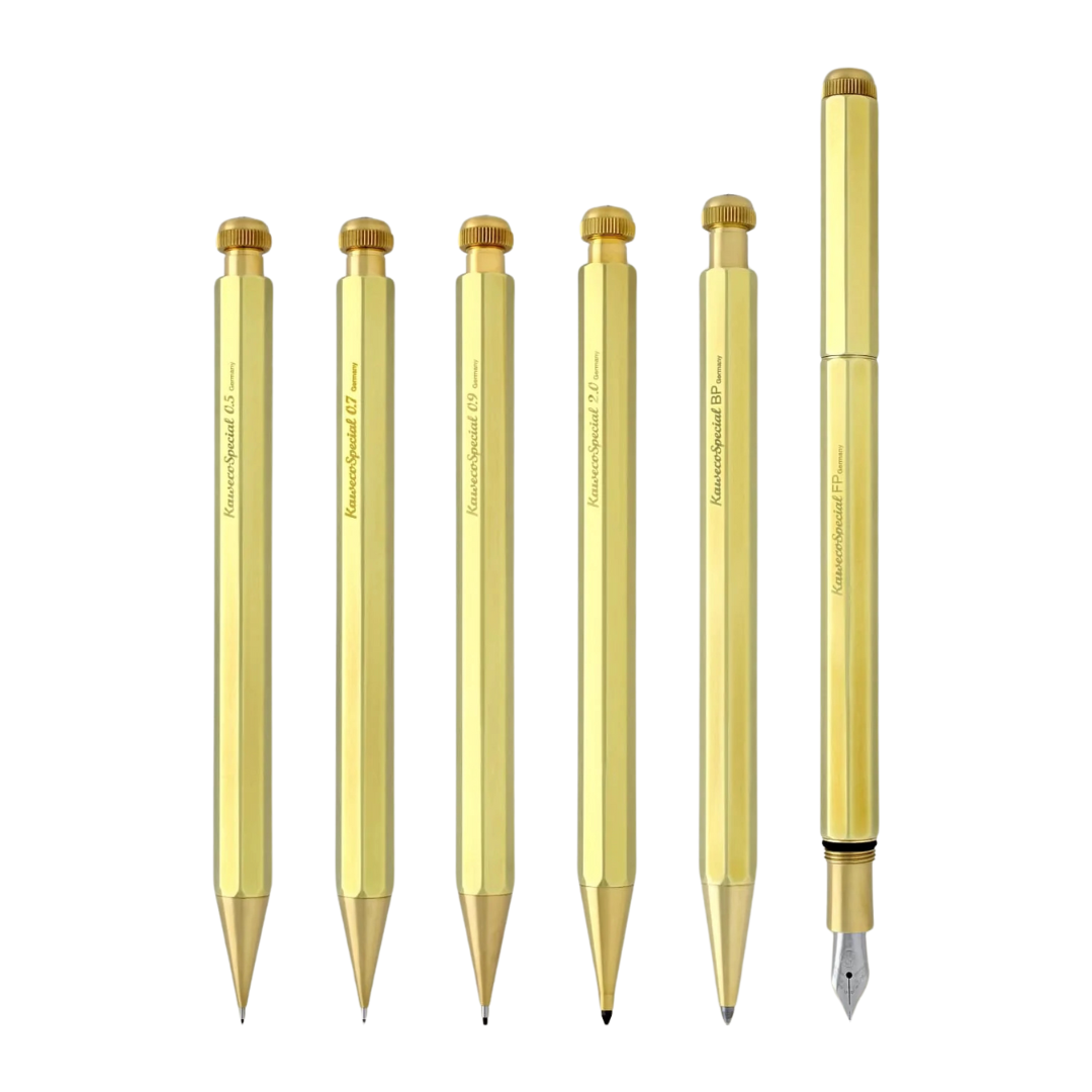 Kaweco Special Fountain Pen - Brass — flat lay