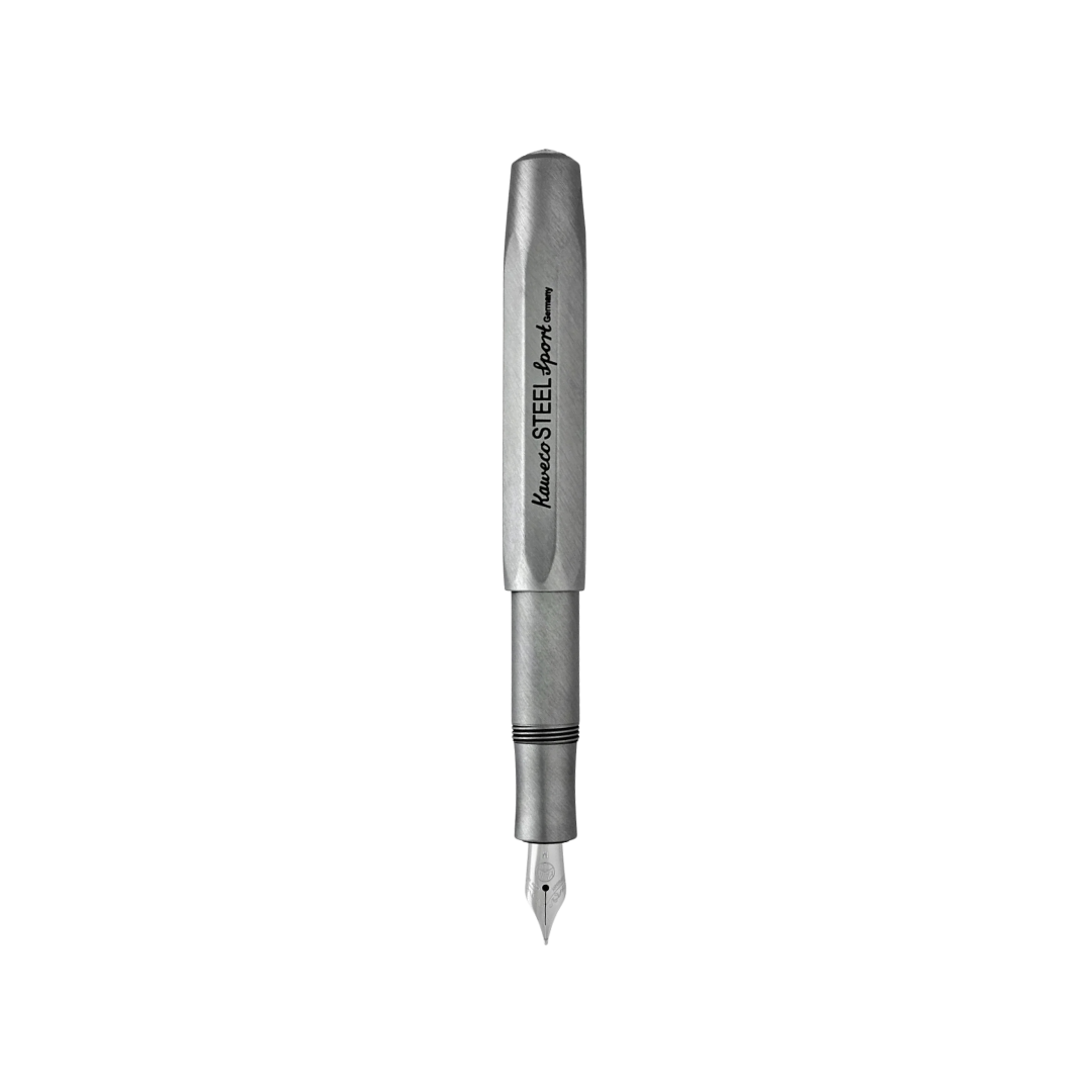 Kaweco Steel Sport Fountain Pen — Kaweco fountain pen — precision nib writing instrument, at Cityluxe Singapore stationery store