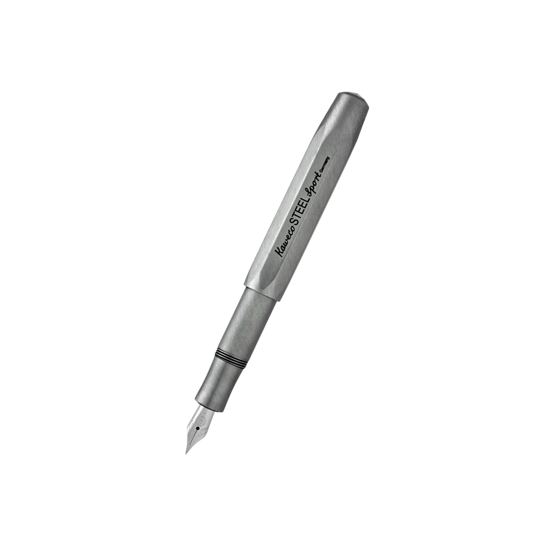 Kaweco Steel Sport Fountain Pen — Kaweco fountain pen — precision nib writing instrument, at Cityluxe Singapore stationery store