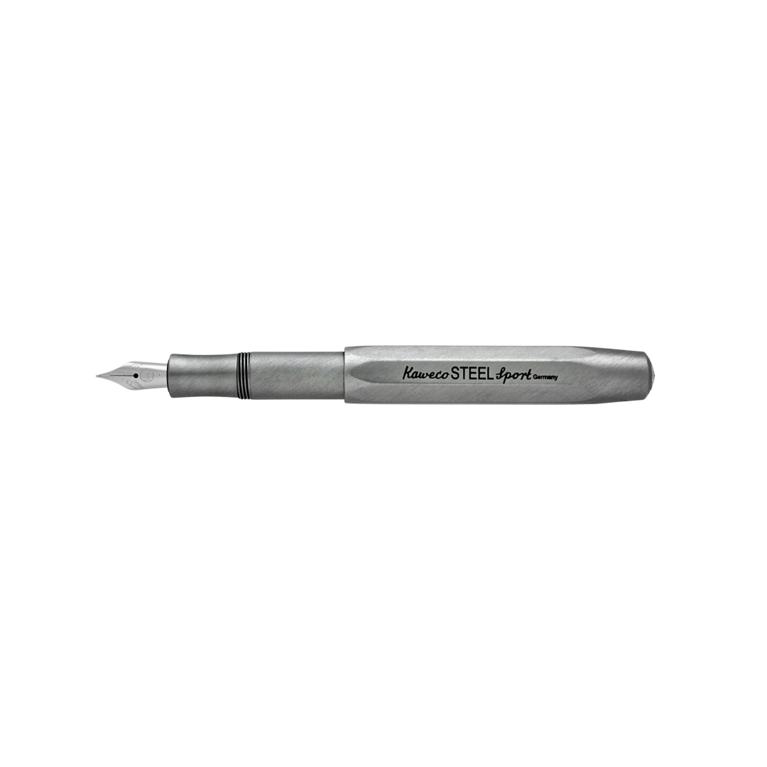 Kaweco Steel Sport Fountain Pen — Kaweco fountain pen — precision nib writing instrument, at Cityluxe Singapore stationery store