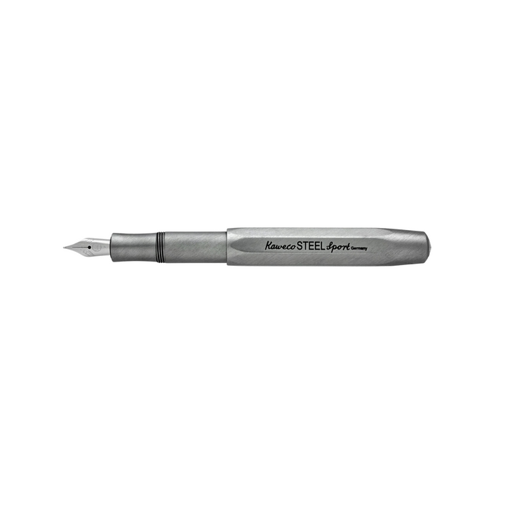 Kaweco Steel Sport Fountain Pen — Kaweco fountain pen — precision nib writing instrument, at Cityluxe Singapore stationery store