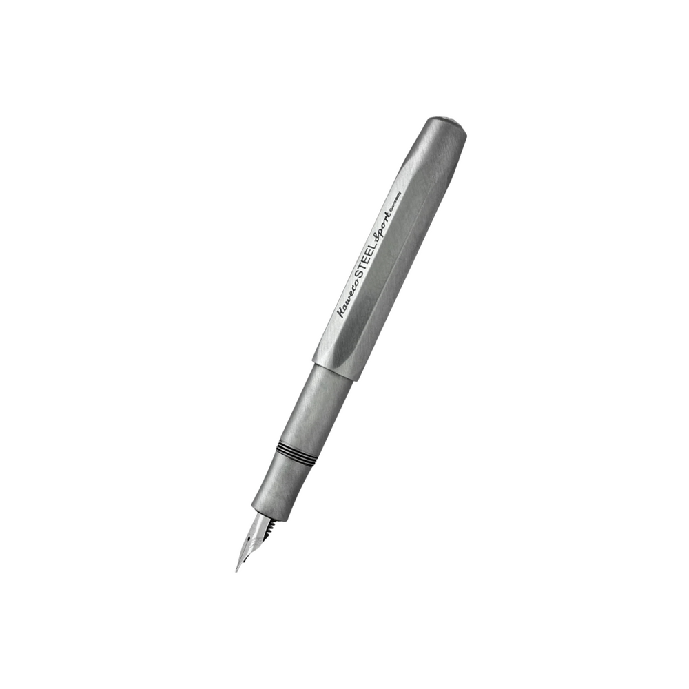 Kaweco Steel Sport Fountain Pen — Kaweco fountain pen — precision nib writing instrument, at Cityluxe Singapore stationery store