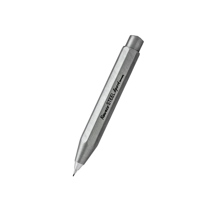 Kaweco Steel Sport Mechanical Pencil — lead extended