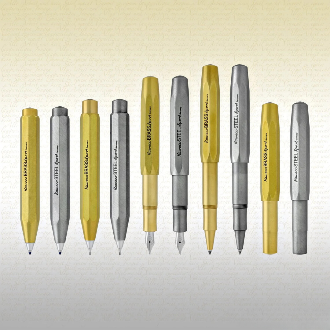 Kaweco Steel Sport Mechanical Pencil — barrel detail