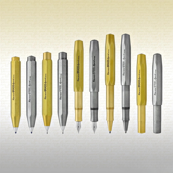 Kaweco Steel Sport Mechanical Pencil — barrel detail