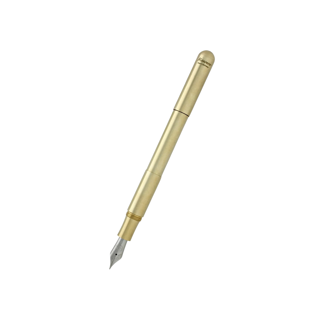 Kaweco Supra Fountain Pen in Brass — Kaweco fountain pen — precision nib writing instrument, at Cityluxe Singapore stationery store