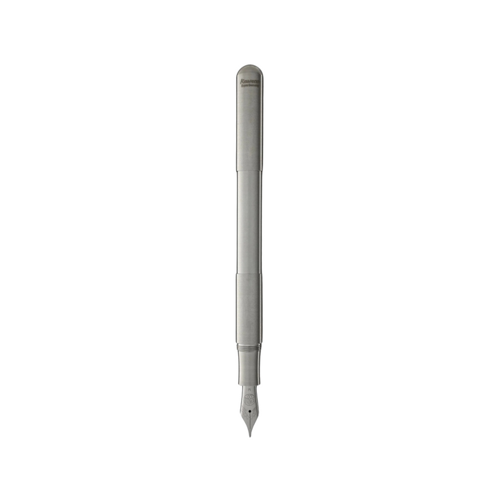 Kaweco Supra Fountain Pen in Stainless Steel — Kaweco fountain pen — precision nib writing instrument, at Cityluxe Singapore stationery store